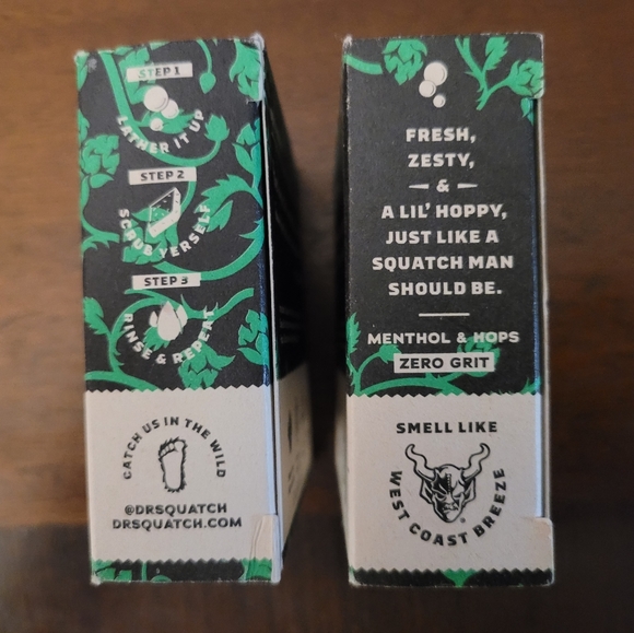 Dr Squatch Stone IPA 2 Briccs Authentic and Unused Very Rare - Picture 2 of 3